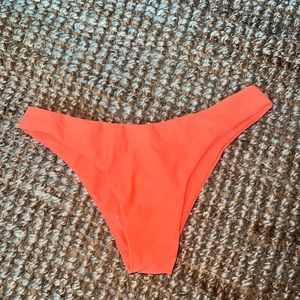 Plain orange bikini bottoms